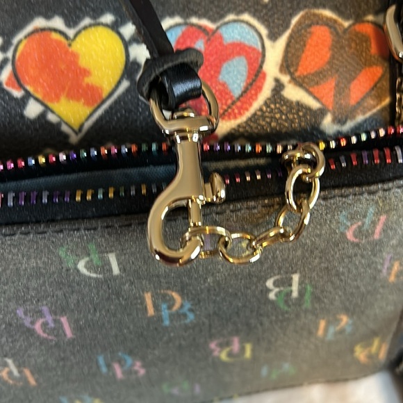 Beautiful rainbow heart Doune burn Kodak canvas with small pouch. - Picture 5 of 8